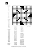 Number Fill In Puzzles, Volume 2, Sample Page 2