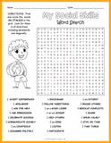 Social Skills Word Search Puzzle