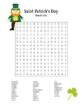 Holiday Word Search Puzzles, Sample Page 1