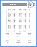 Animal Word Search, Sample Page 2