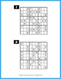 Easy Sudoku for You, Sample Page 1