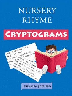 Nursery Rhyme Cryptograms, Cover