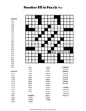Number Fill In Puzzles, Volume 1, Sample Page 2