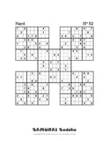 Samurai Sudoku, Sample Page 1