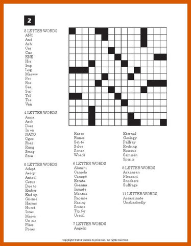 Diffucly Word Box Fill In Word Fill In Puzzles - PRINTABLE PDF – Puzzles to Print